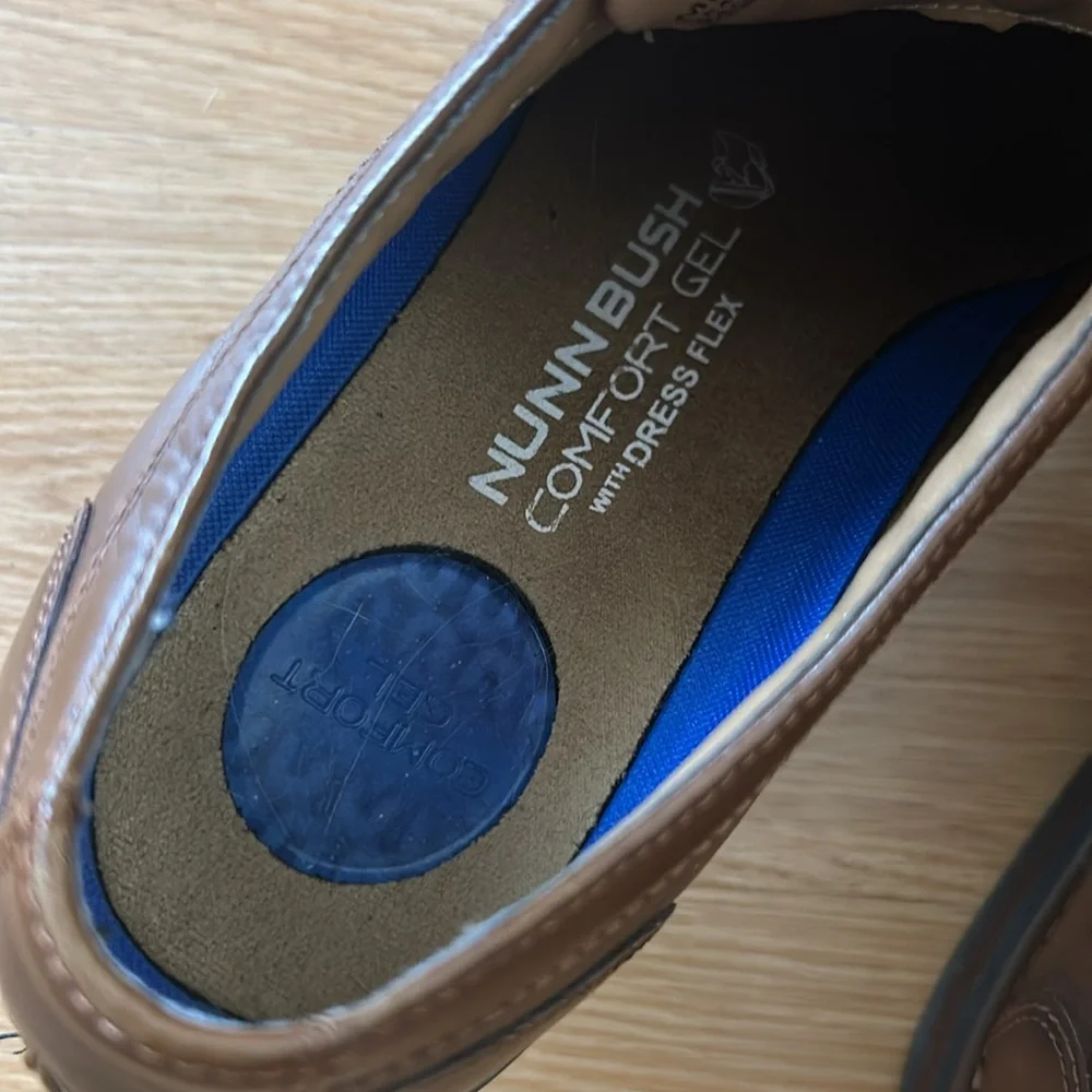 Nunn Bush gel comfort dress flex leather loafers men’s 11.5 great condition 👞